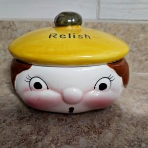 Napco Anthropomorphic condiment dish